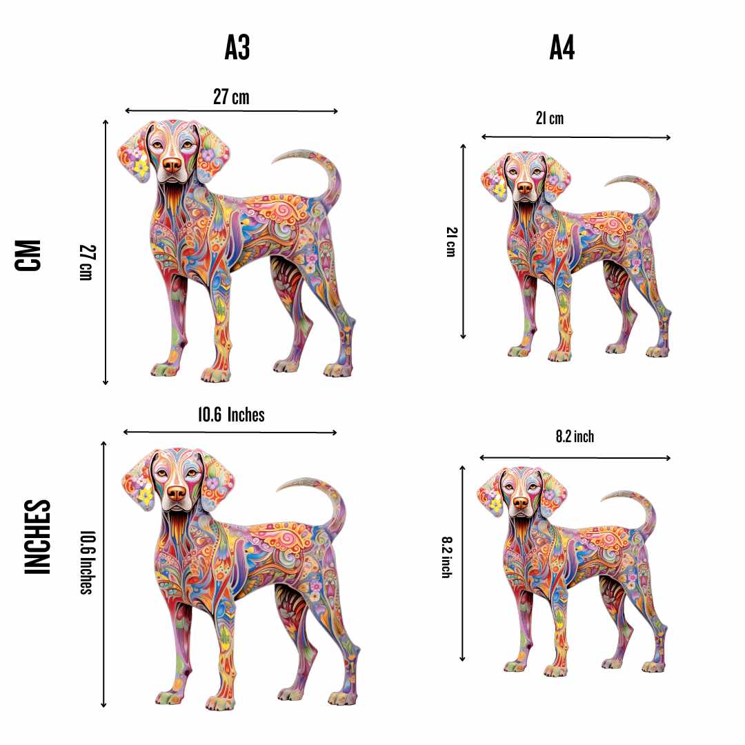 Weimaraner Dog - Jigsaw Puzzle