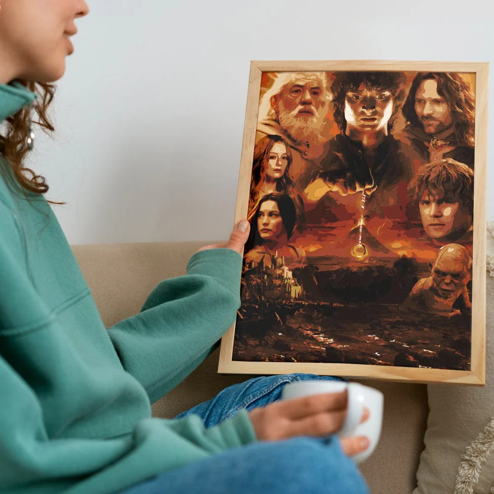 The Lord of the Rings - Paint By Numbers Kit