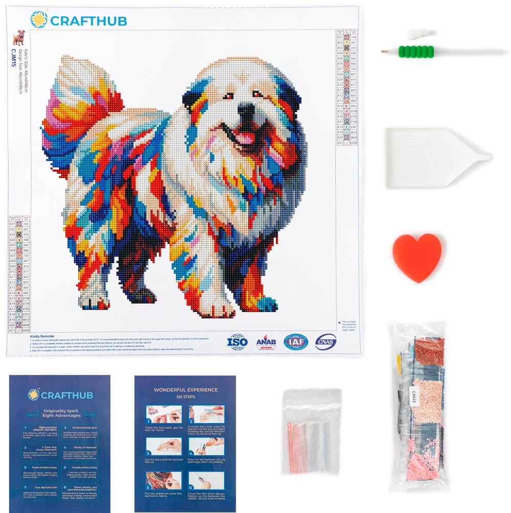 Great Pyrenees Dog - Diamond Painting Kit