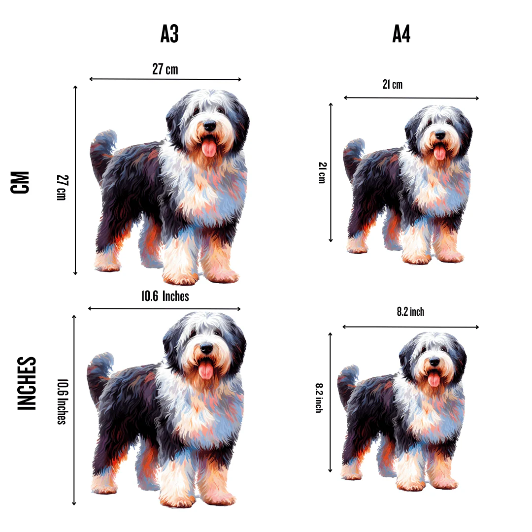 Old English Sheep Dog - Jigsaw Puzzle