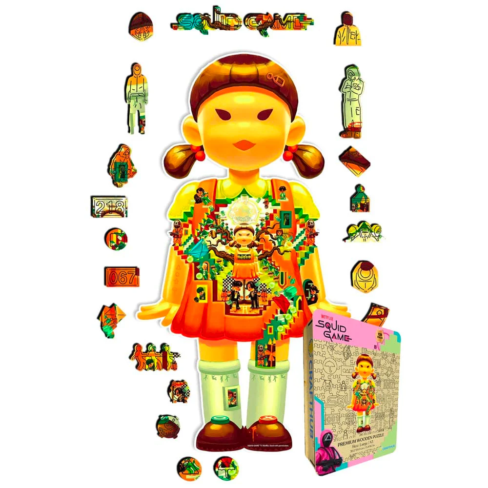 Squid Game Doll - Wooden Jigsaw Puzzle