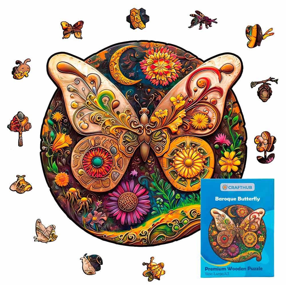 Baroque Butterfly - Jigsaw Puzzle