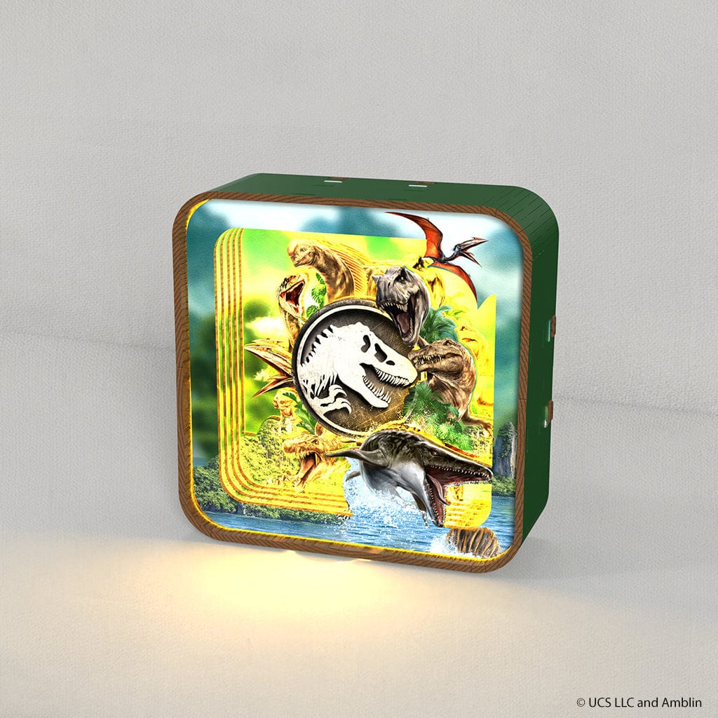 Jurassic Icons - 3D DIY Wooden Puzzle Night Lamp