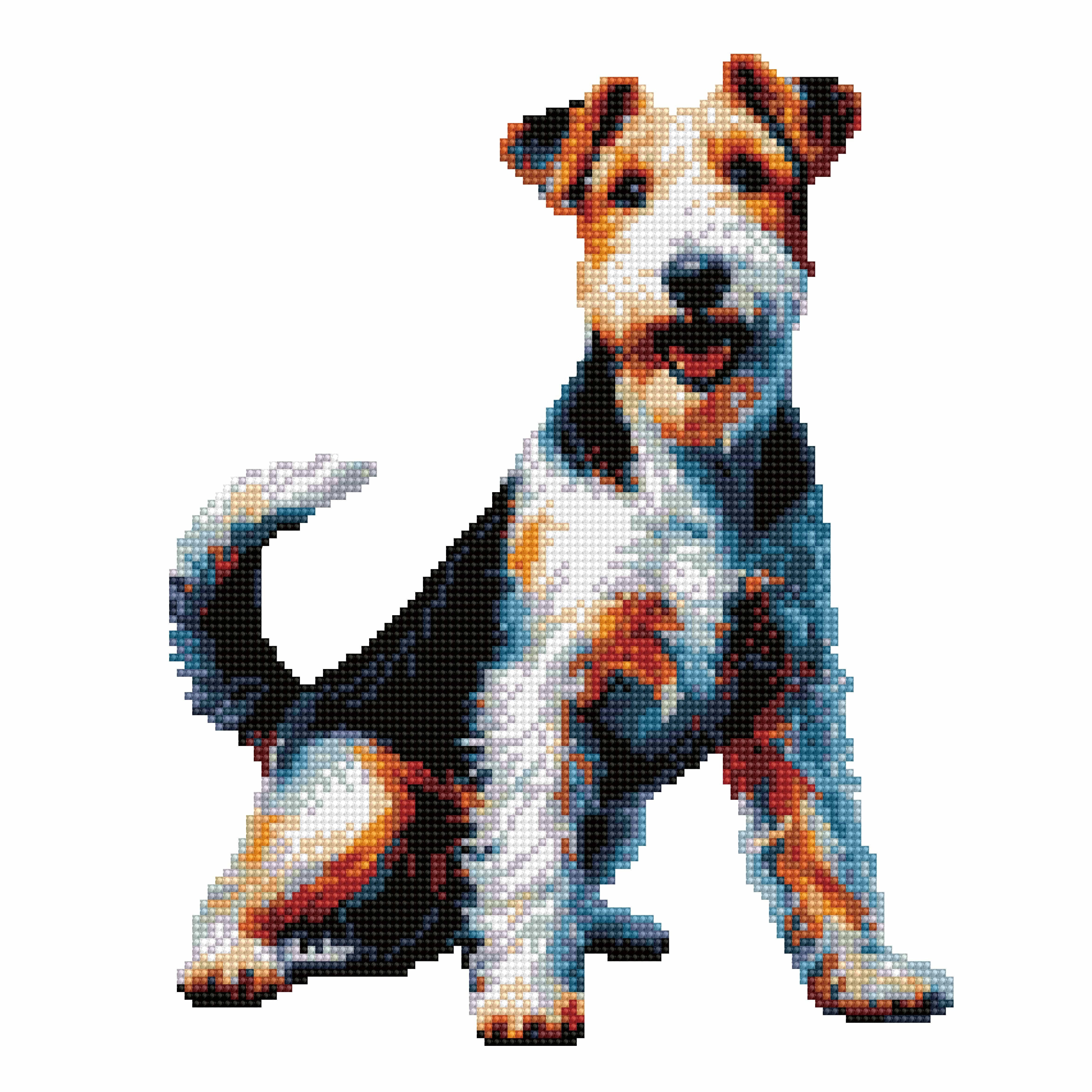 Fox Terrier Dog - Diamond Painting Kit