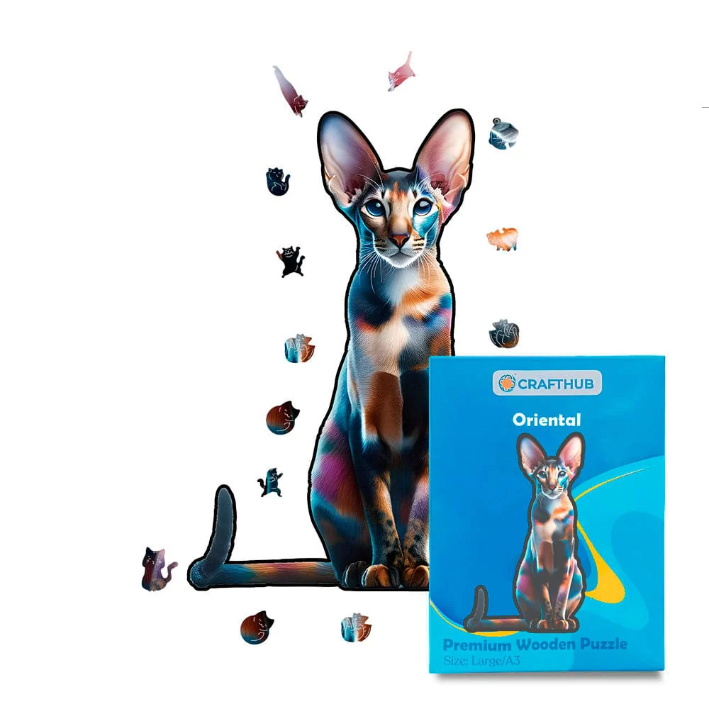 Oriental Cat - Jigsaw Puzzle