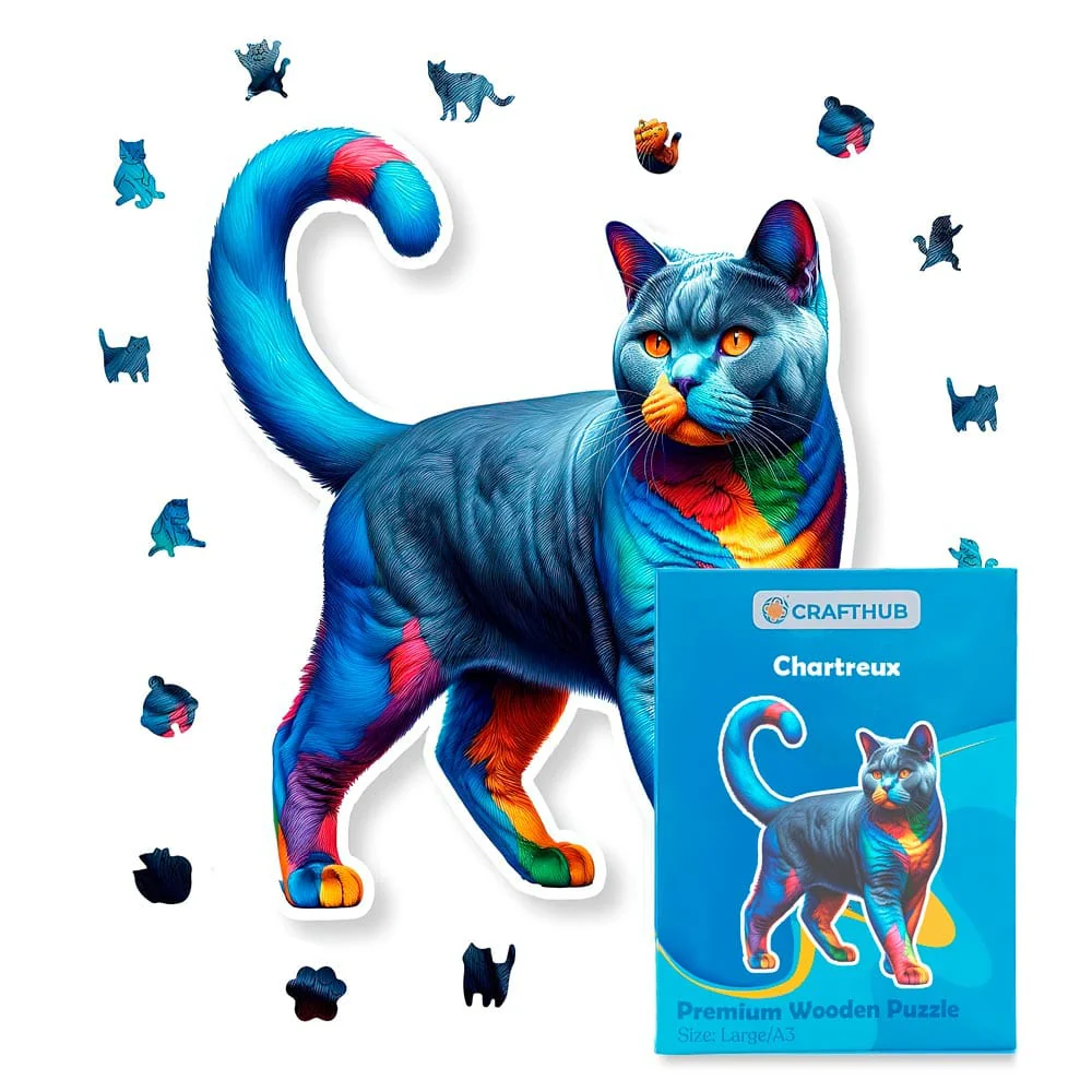 Chartreux Cat - Jigsaw Puzzle