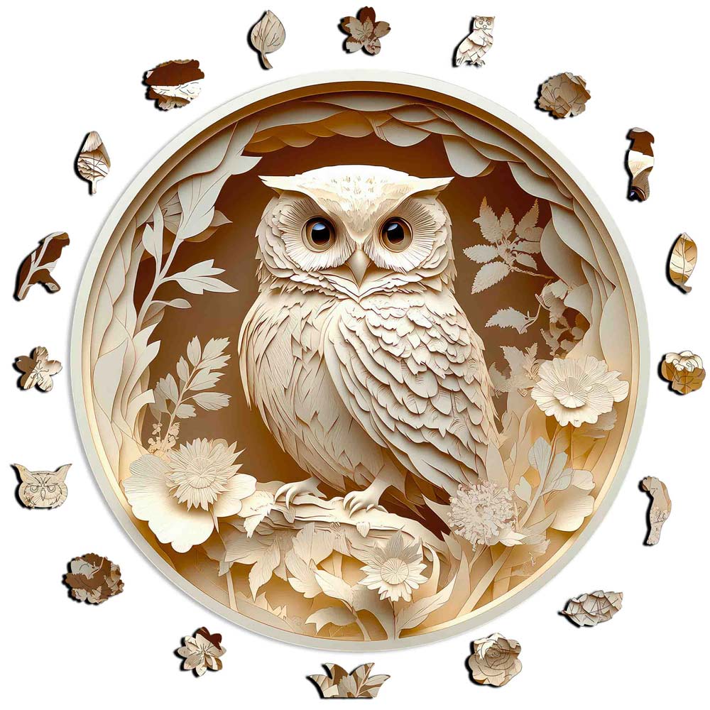 Sculpted Owl - Jigsaw Puzzle