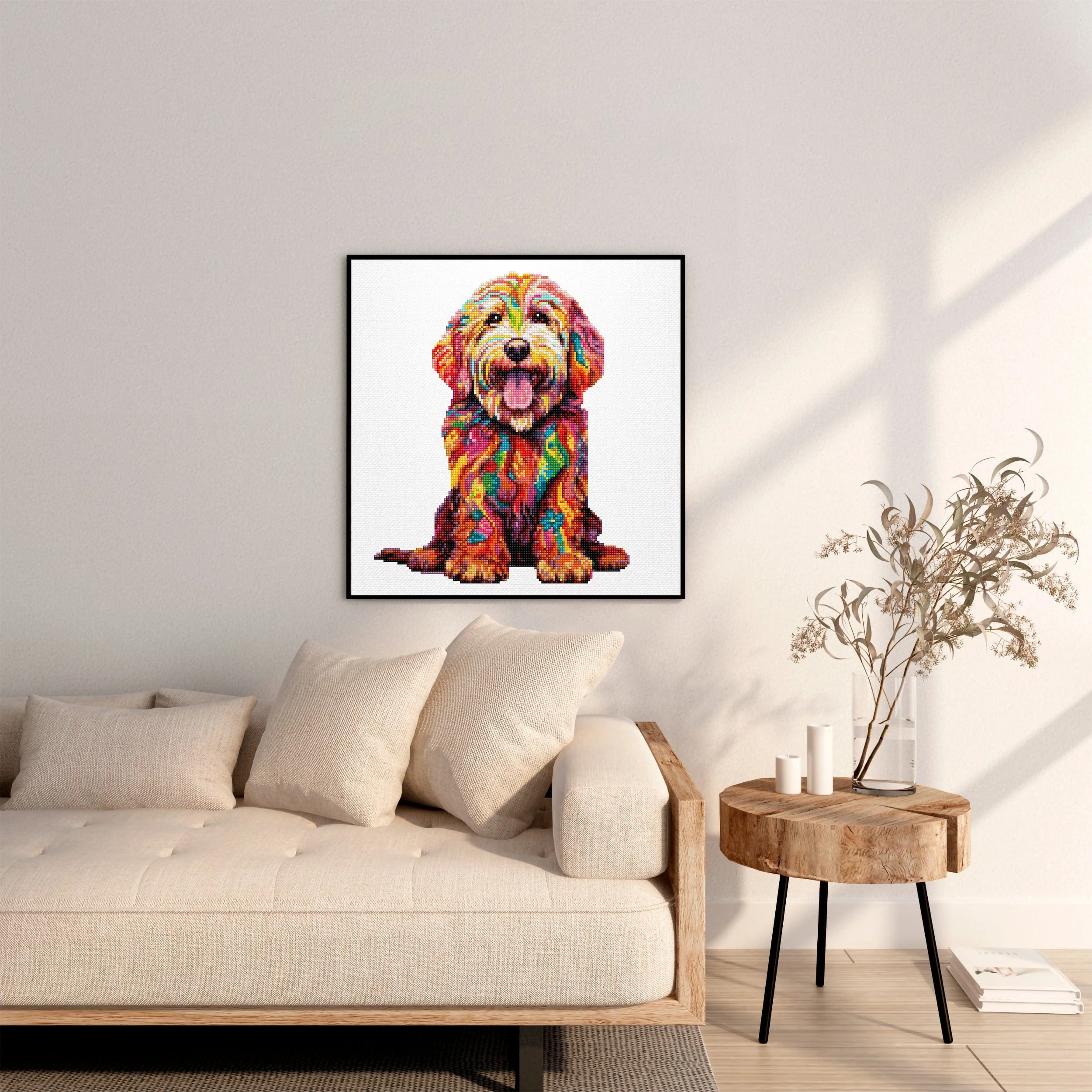 Labradoodle Dog - Diamond Painting Kit