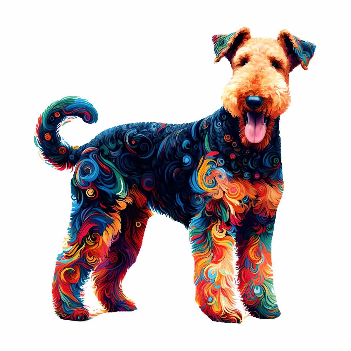Airedale Terrier Dog - Jigsaw Puzzle