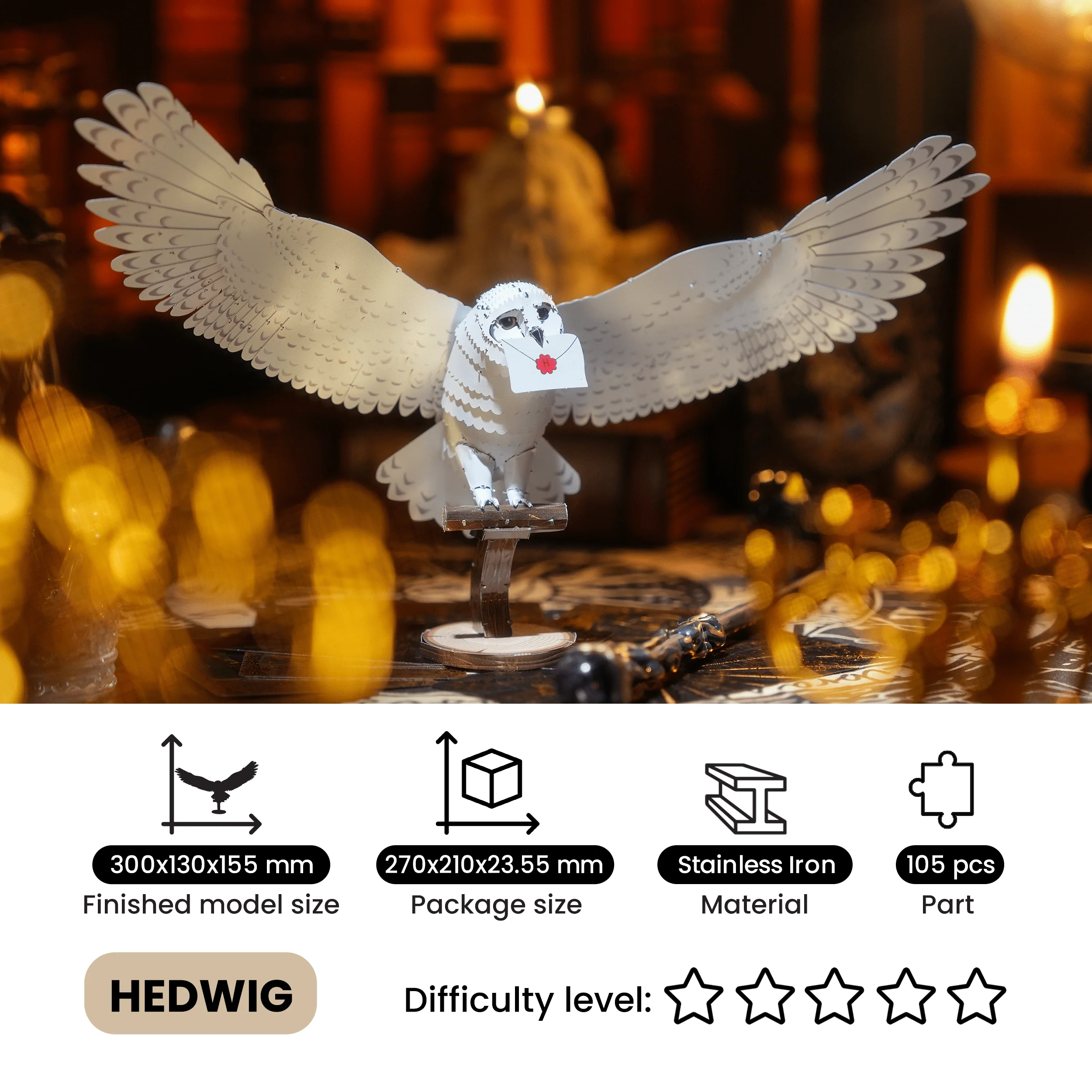 Hedwig - 3D Metal Puzzle