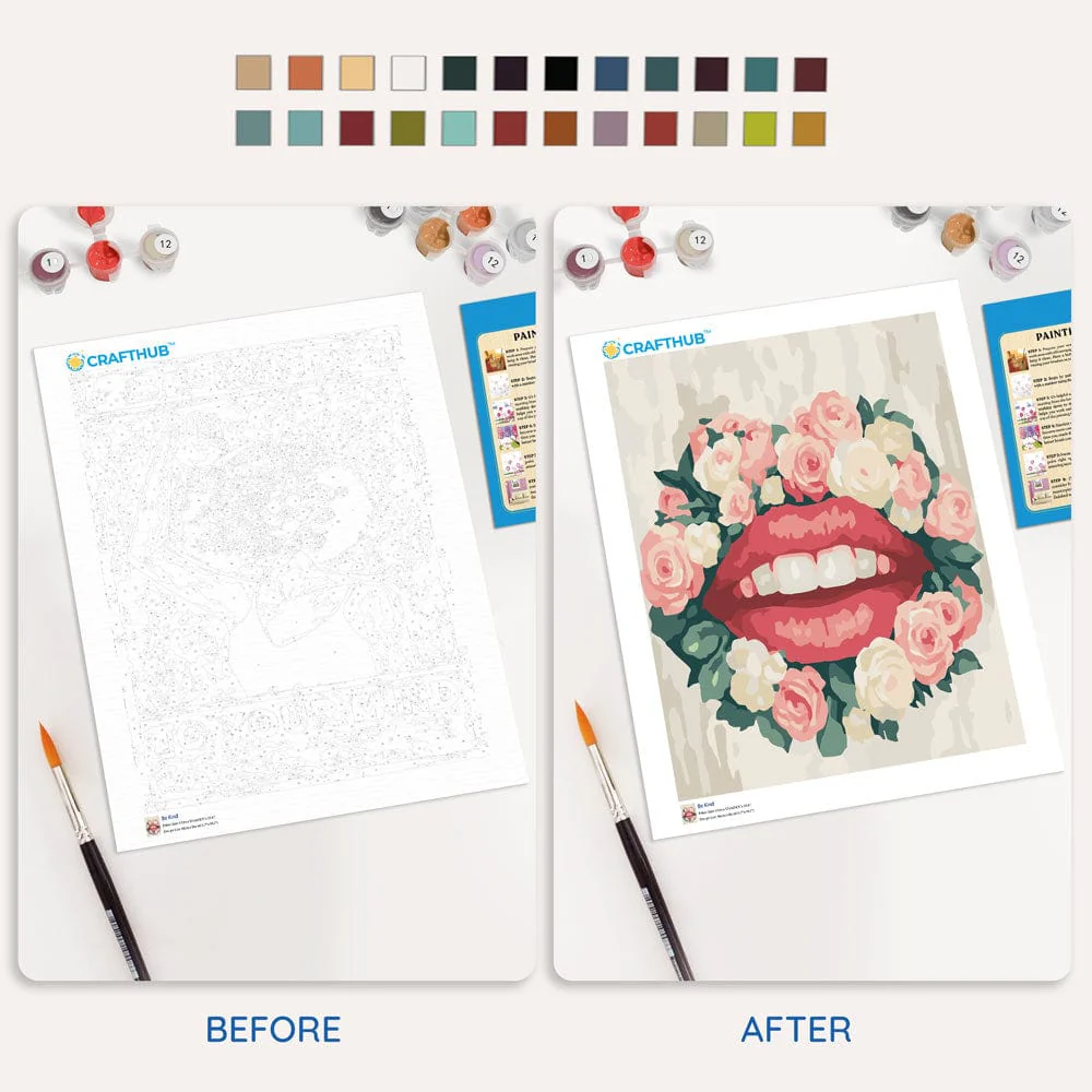 Spring Kiss - Paint By Numbers Kit