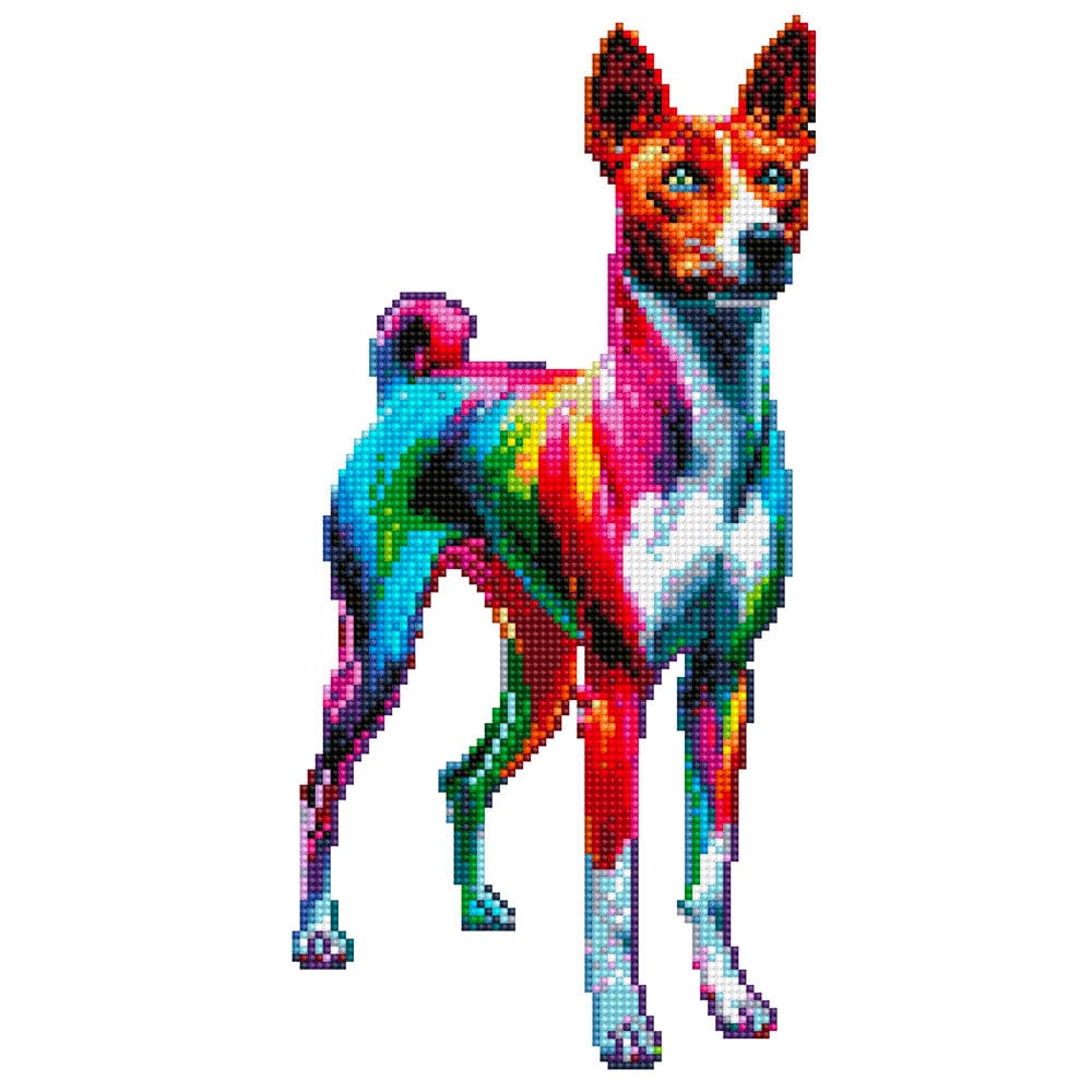 Basenji Dog - Diamond Painting Kit