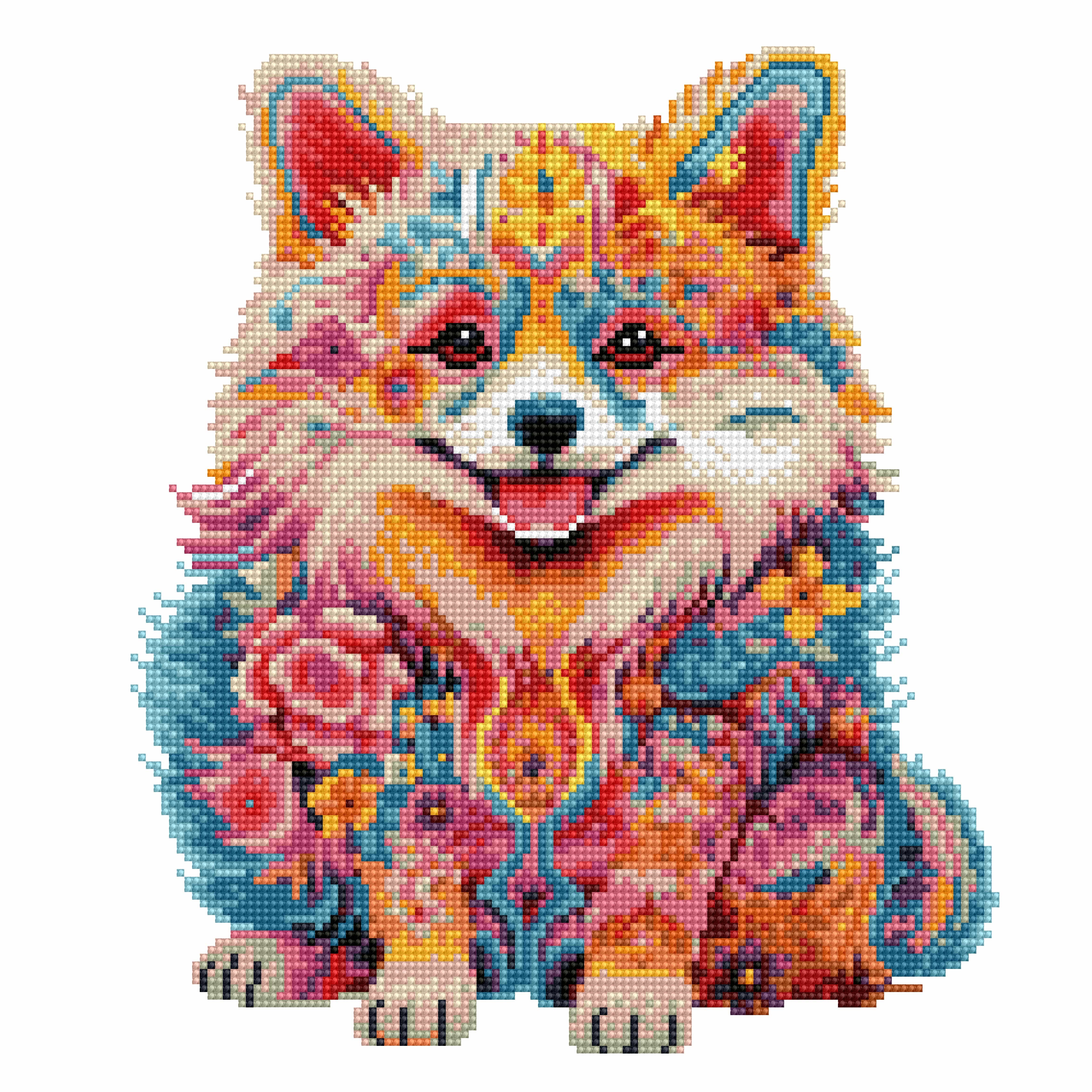 Pomeranian Dog - Diamond Painting Kit