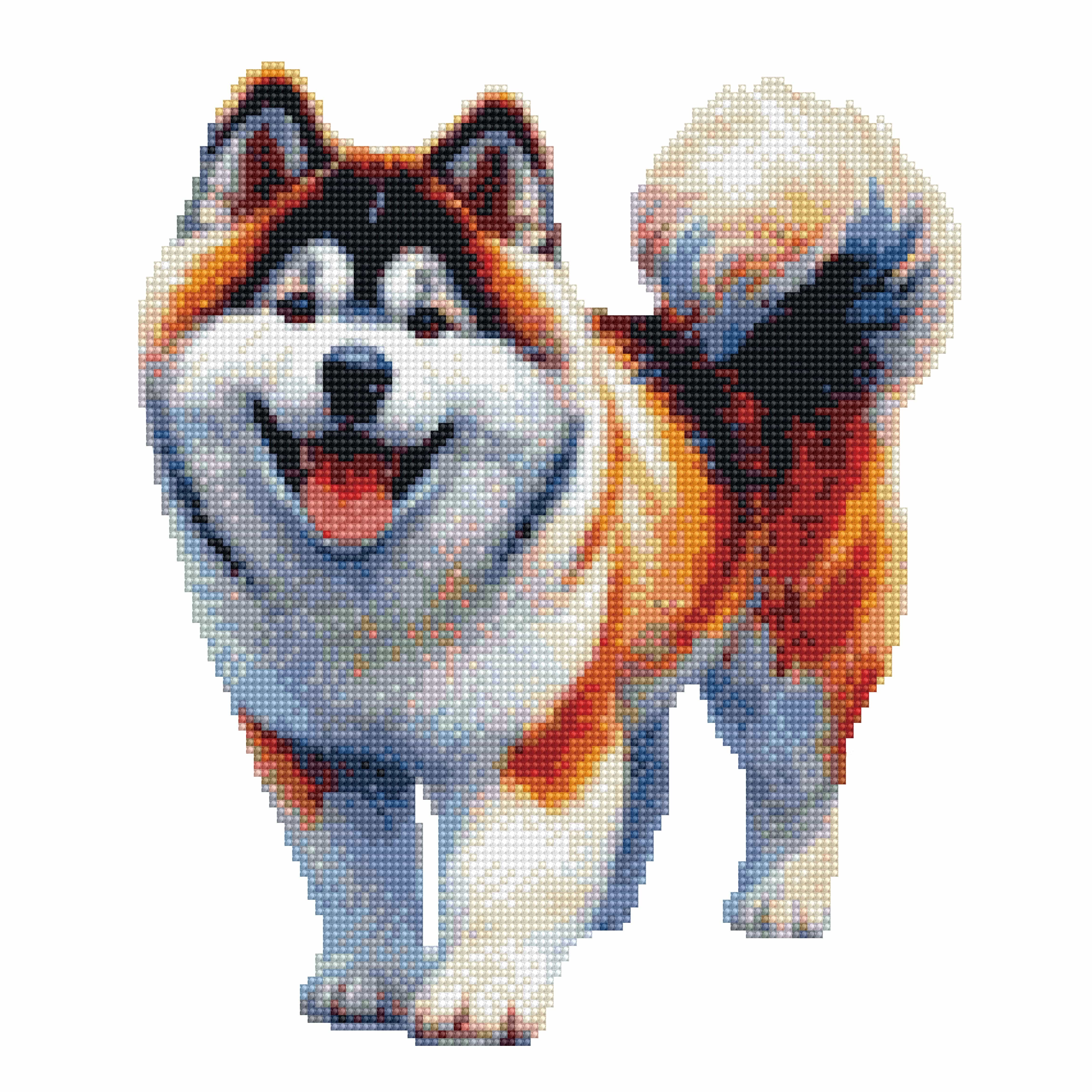 Akita Dog - Diamond Painting Kit