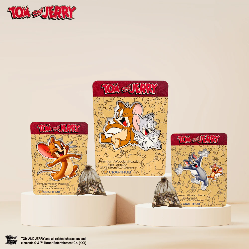 Jerry & Tuffy Wooden Jigsaw Puzzle