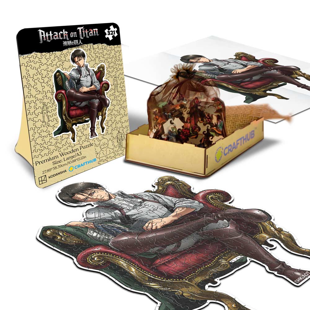 Levi Ackerman - Wooden Jigsaw Puzzle