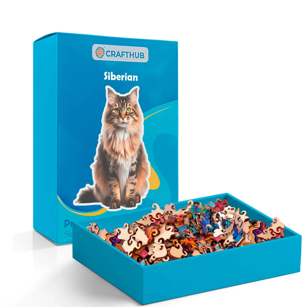 Siberian Cat - Jigsaw Puzzle