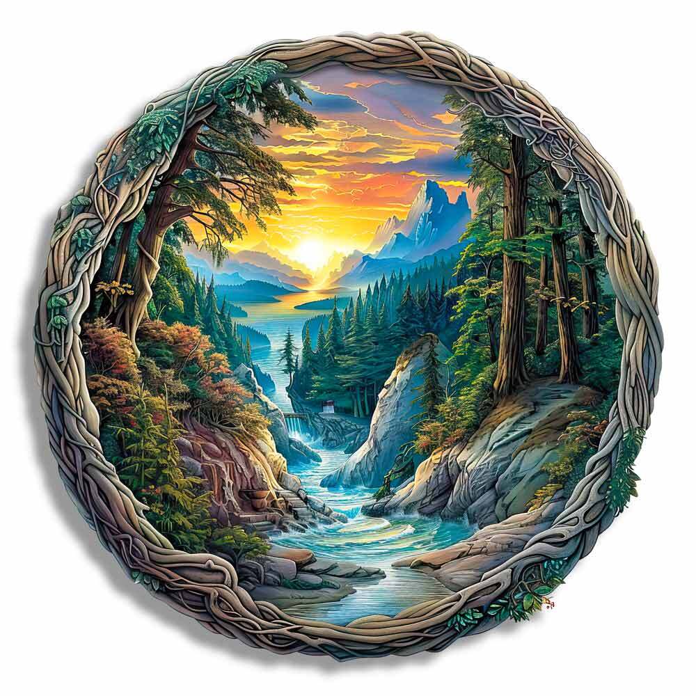 3D Hidden Village - Jigsaw Puzzle