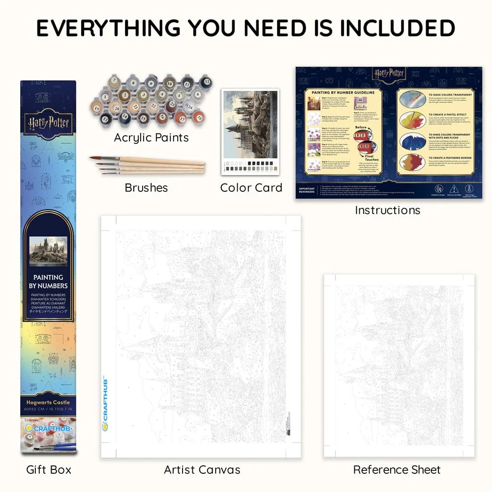 Hogwarts Castle - Paint By Numbers Kit