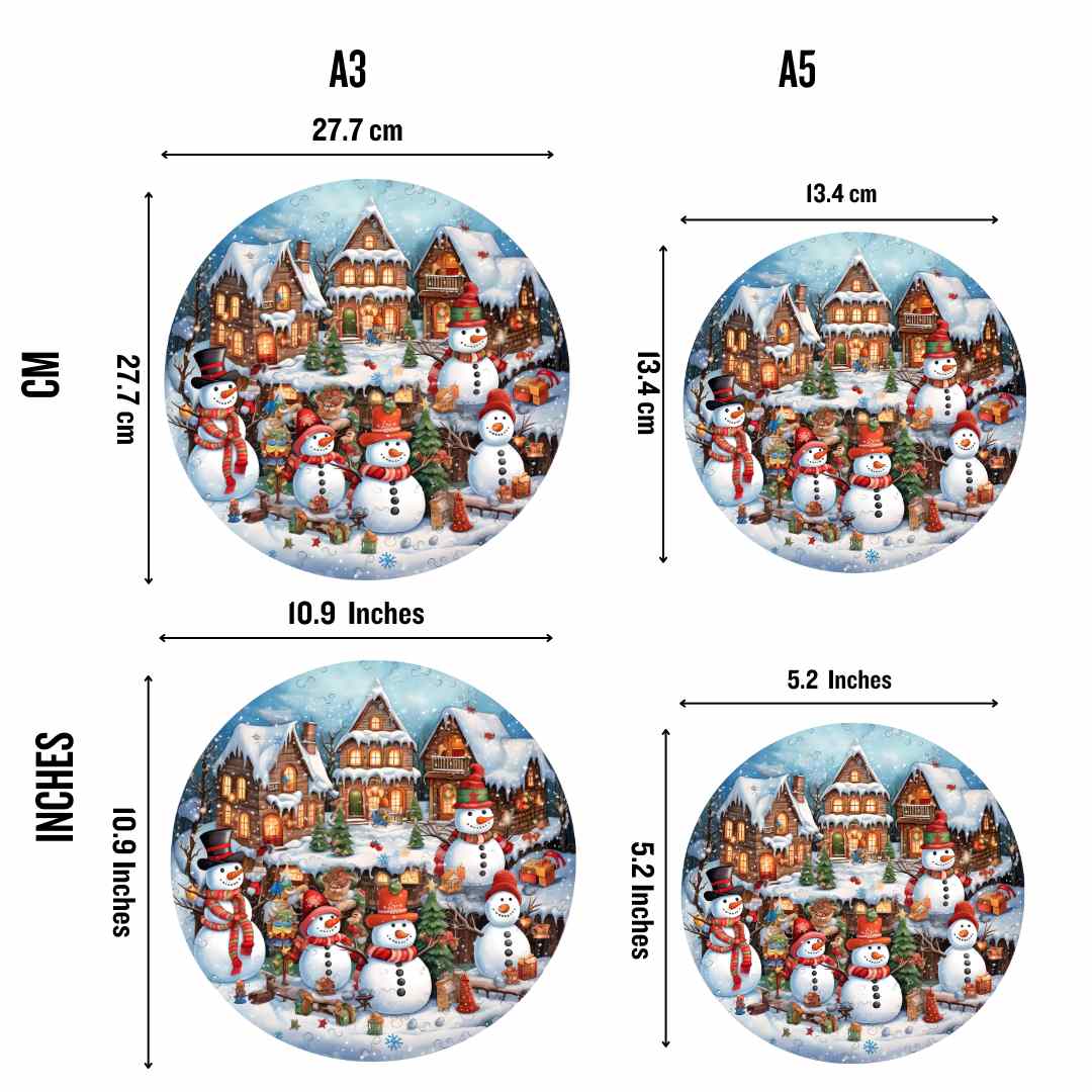 Snowmen - Jigsaw Puzzle