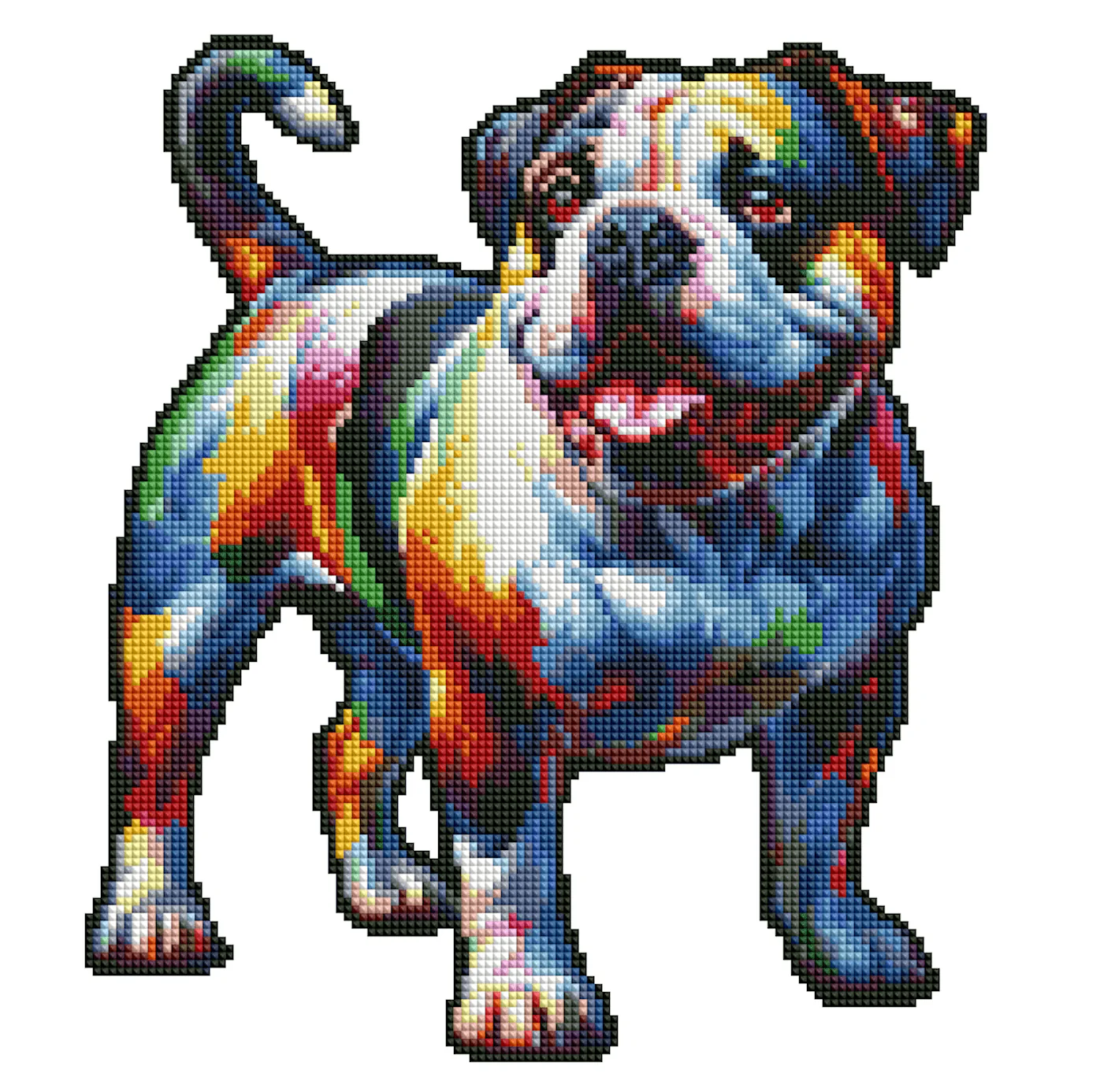 American Bull Dog - Diamond Painting Kit