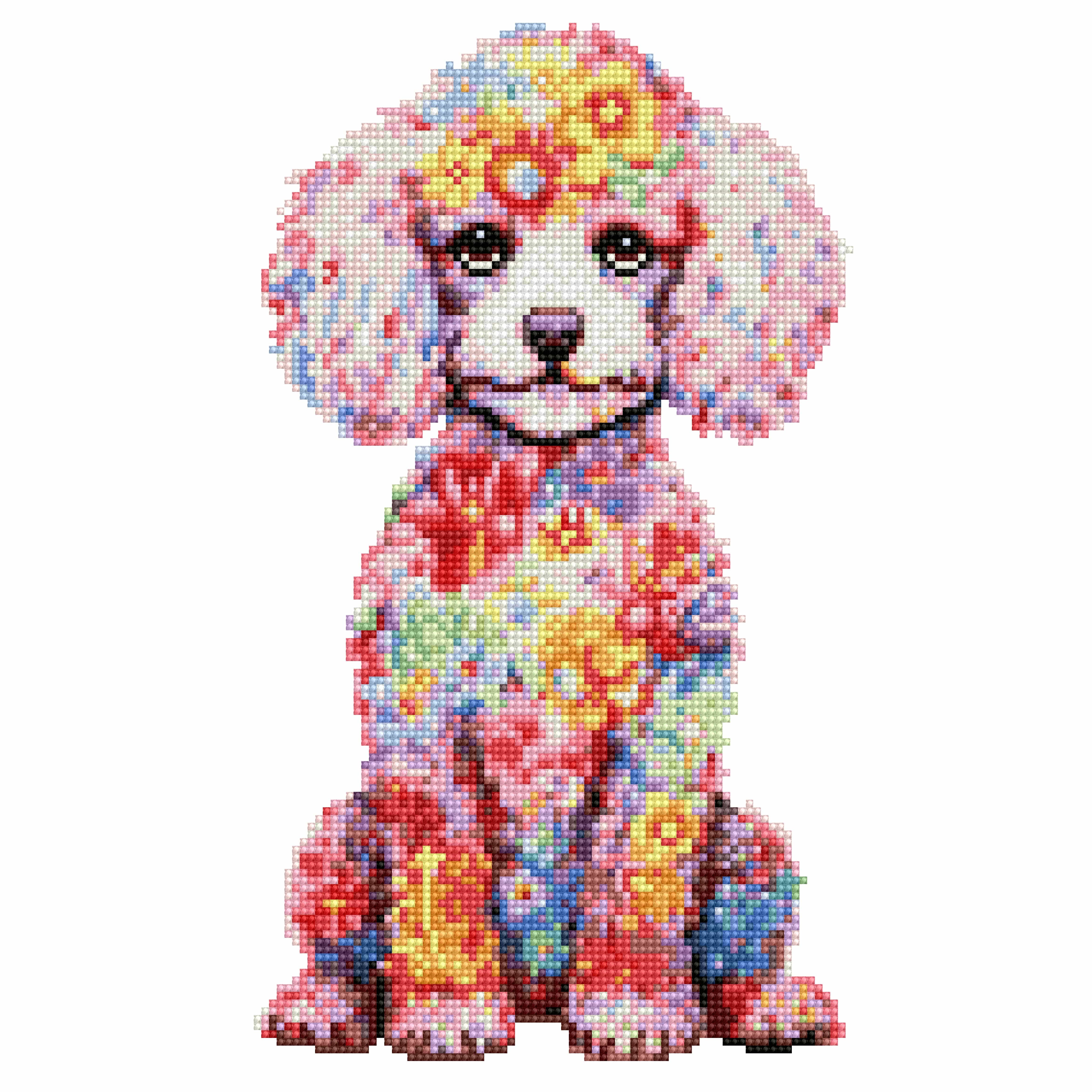 Poodle Dog - Diamond Painting Kit