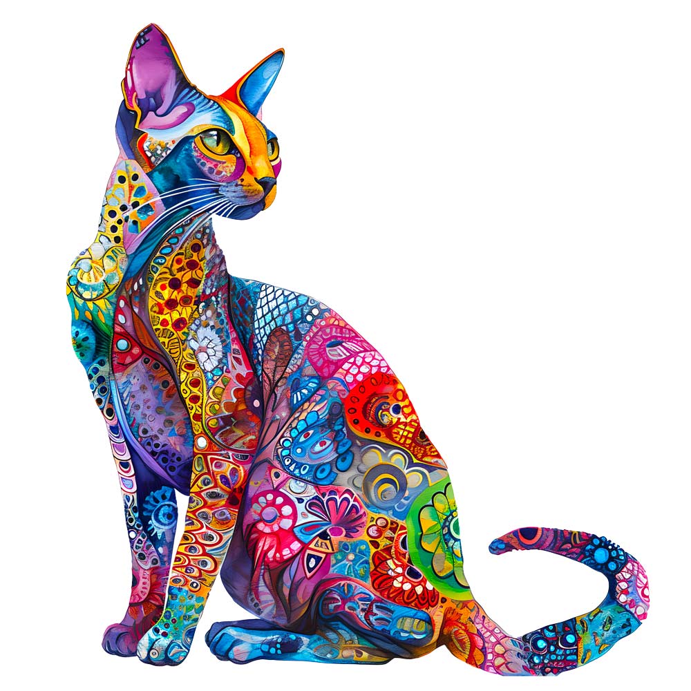 Egyptian Mau Cat - Jigsaw Puzzle