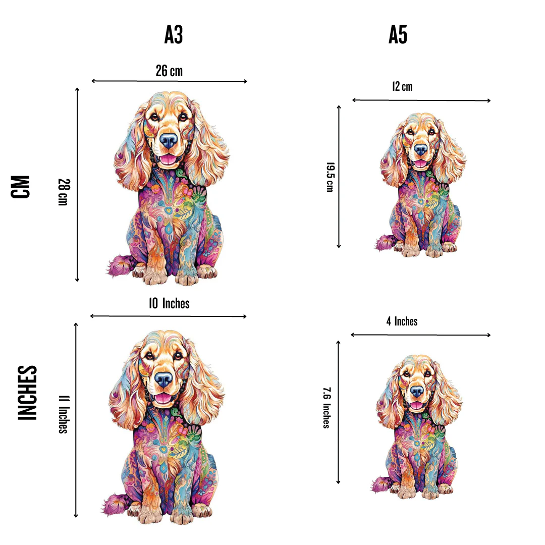 Cocker Spaniel Dog - Jigsaw Puzzle