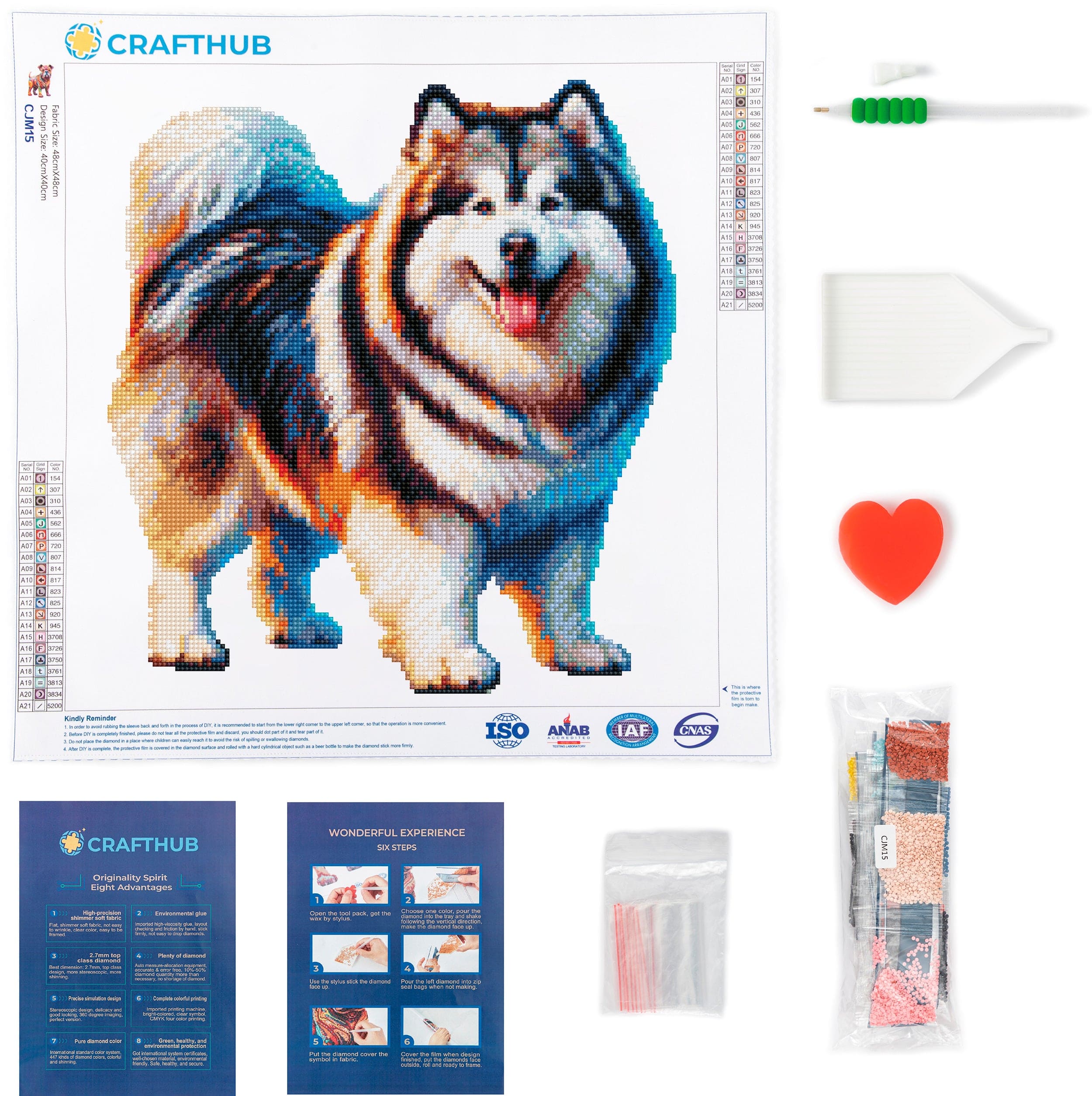 Malamut Dog - Diamond Painting Kit