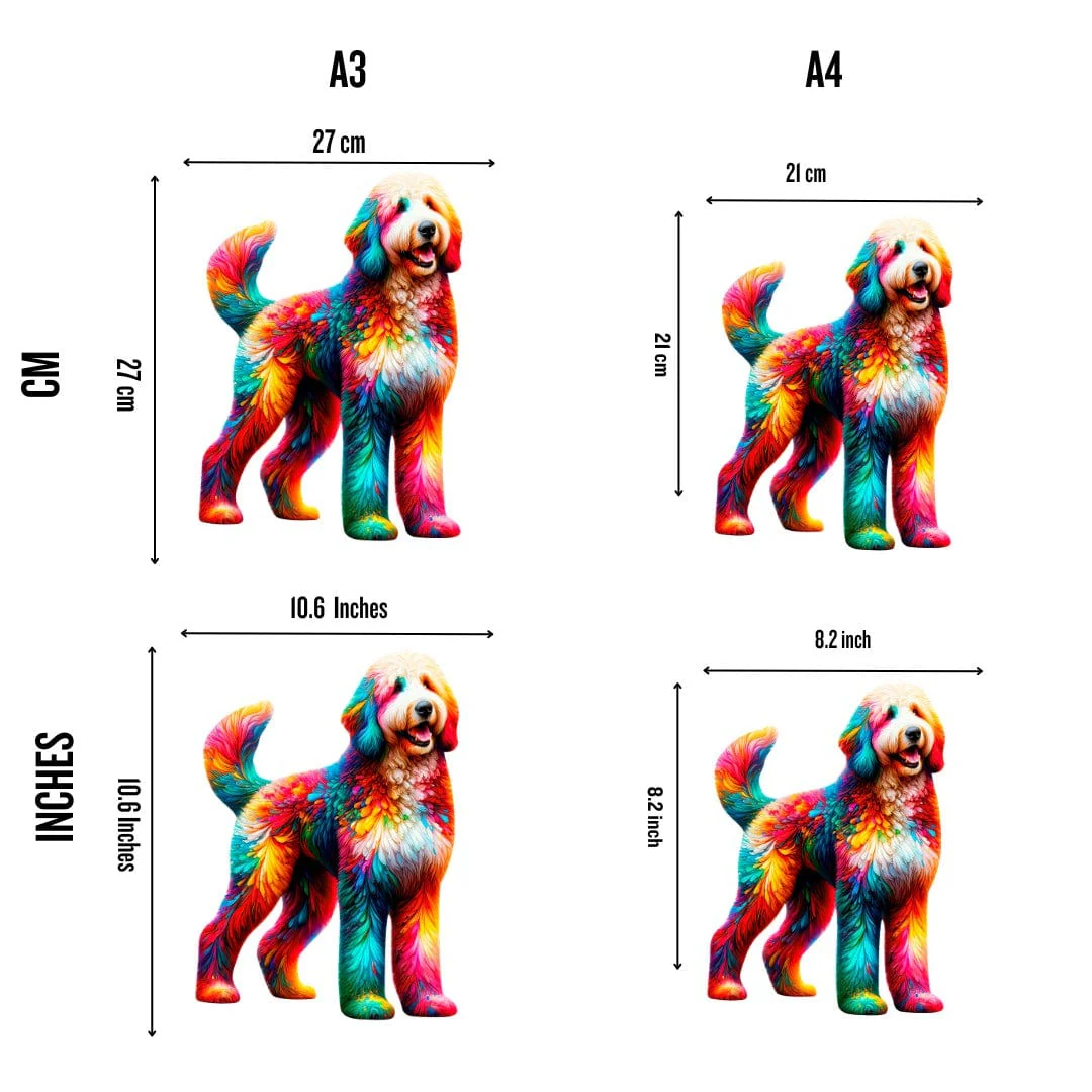 Bernedoodle Dog - Jigsaw Puzzle