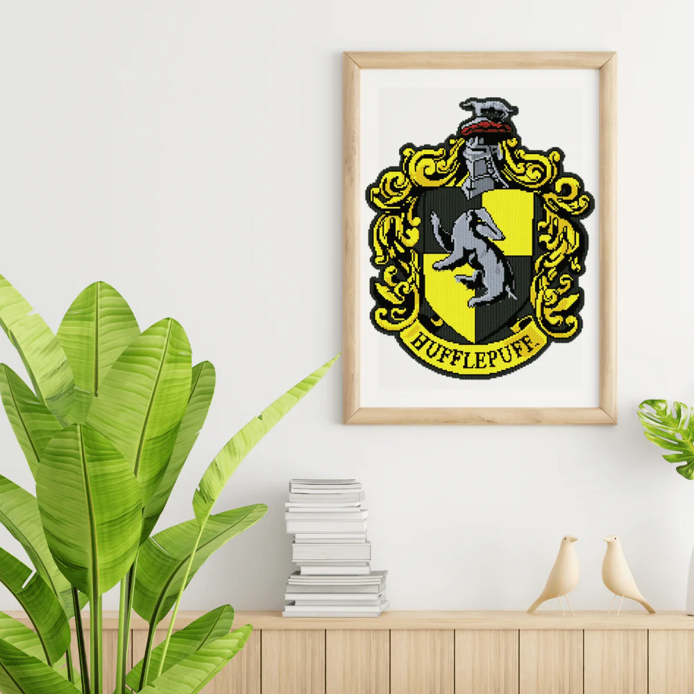 Hufflepuff Crest - Diamond Painting Kit
