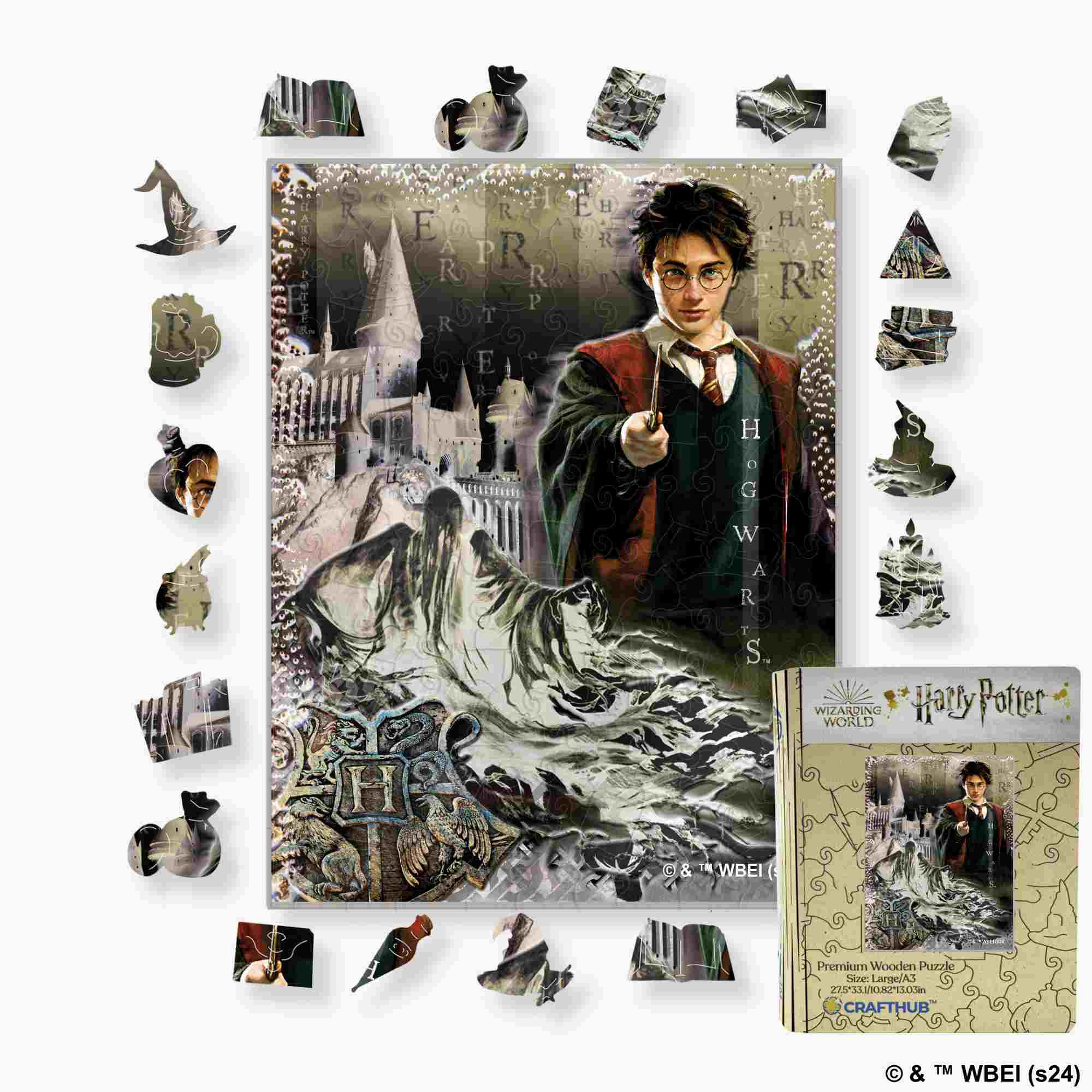 Harry Potter Magical Adventure Wooden Jigsaw Puzzle
