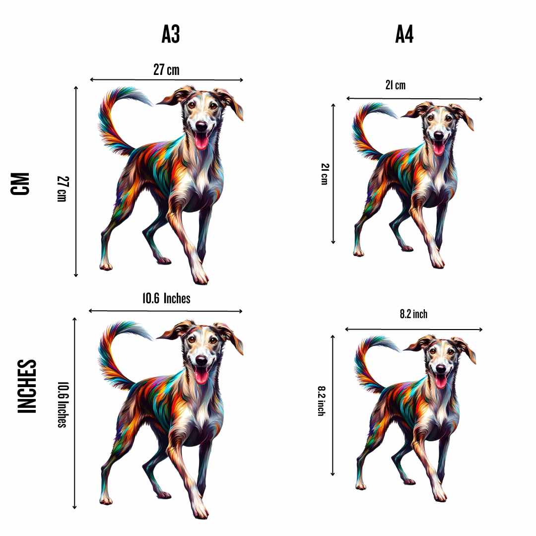 Lurcher Dog - Jigsaw Puzzle