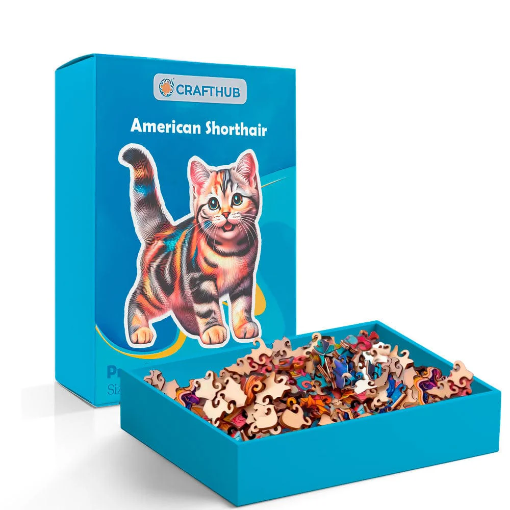 American Shorthair Cat - Jigsaw Puzzle