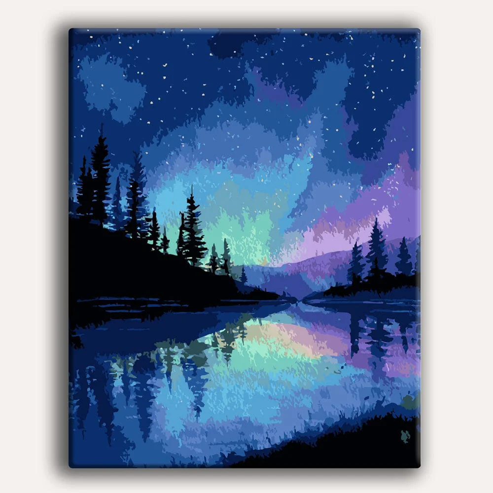 Alaskan Night Sky - Paint By Numbers Kit