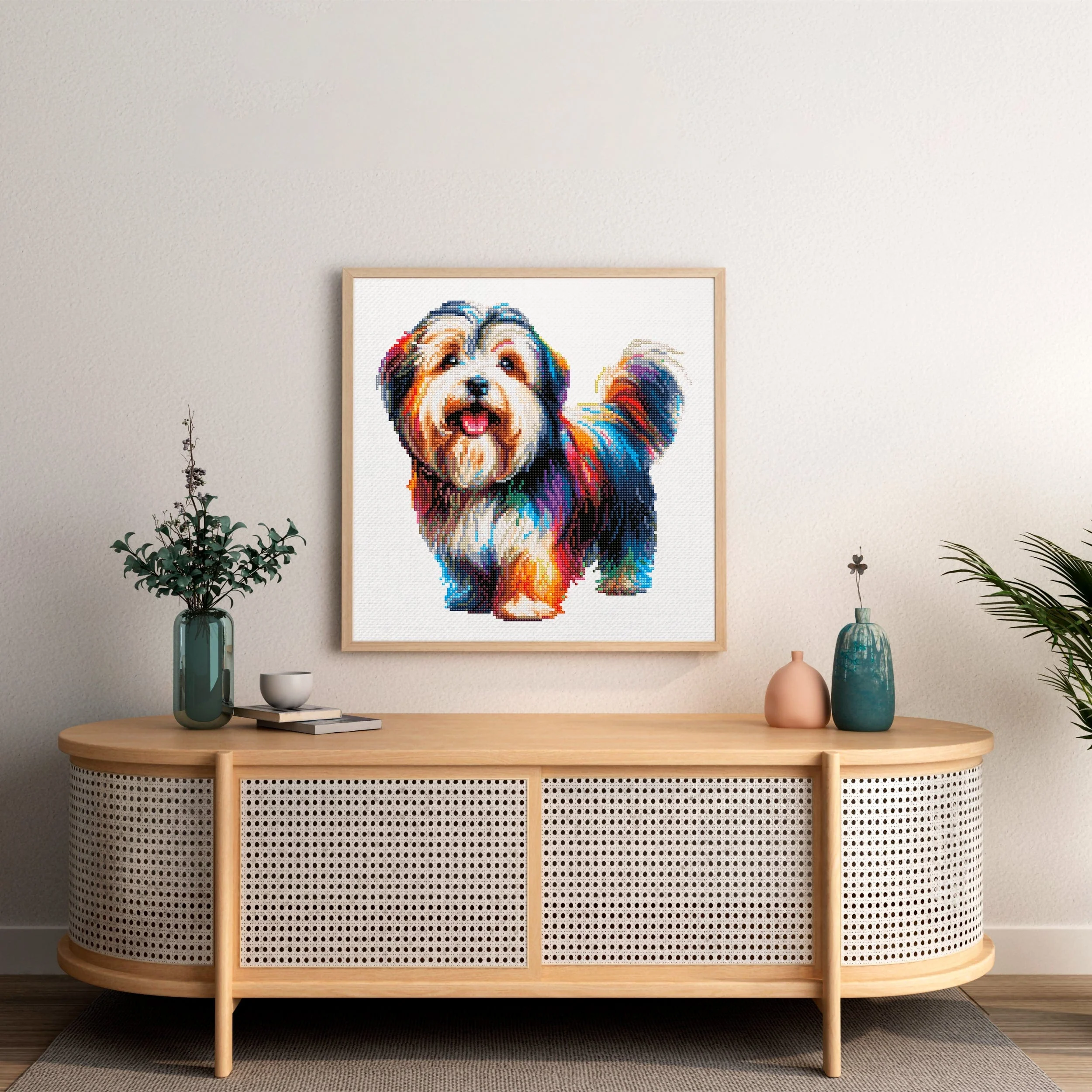 Tibetan Terrier Dog - Diamond Painting Kit