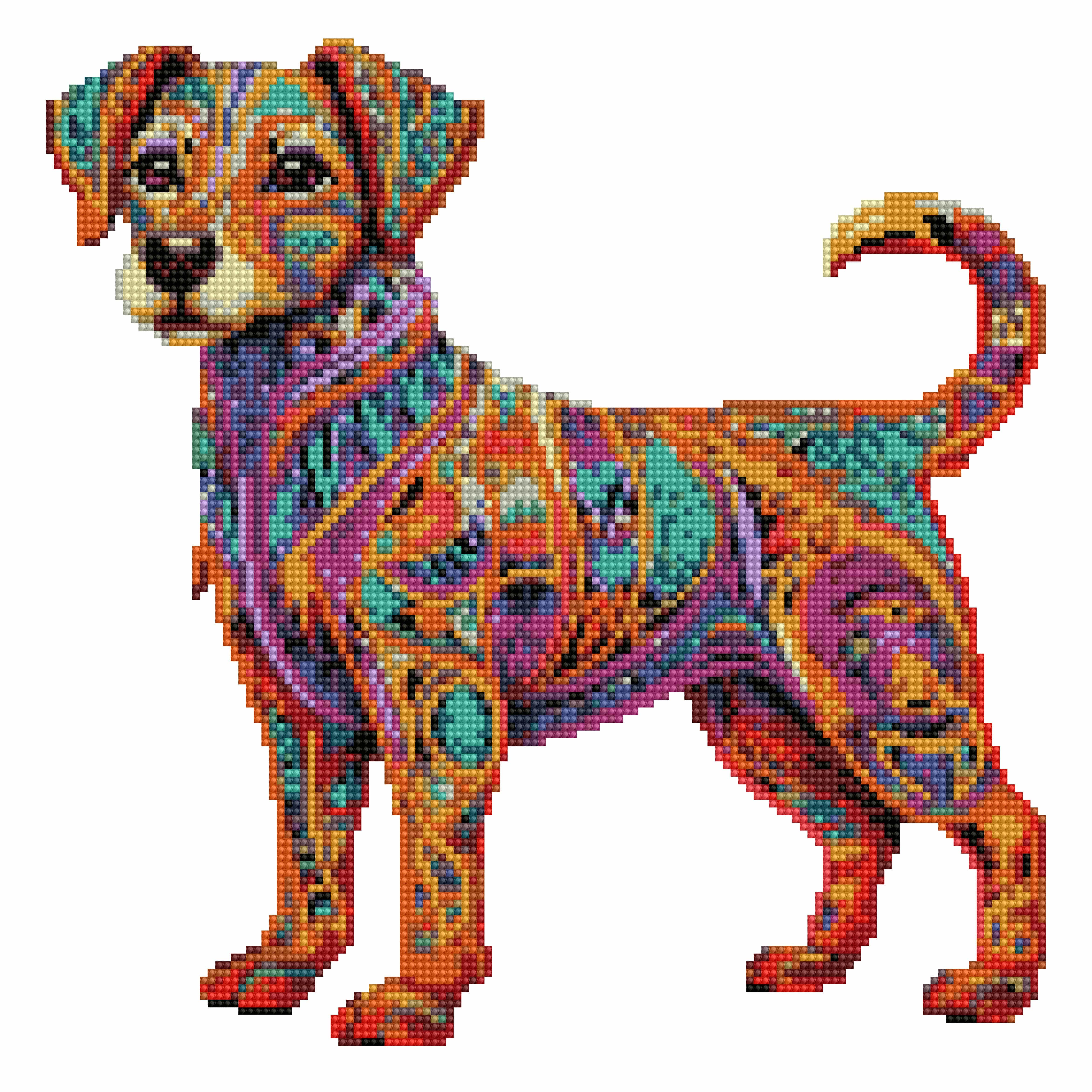Jack Russel Dog - Diamond Painting Kit