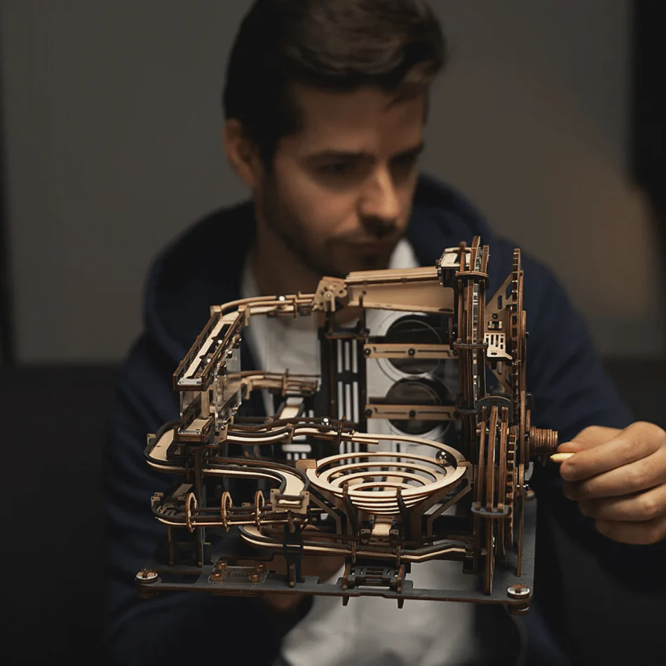 Marble Night City - Marble Run 3D Puzzle
