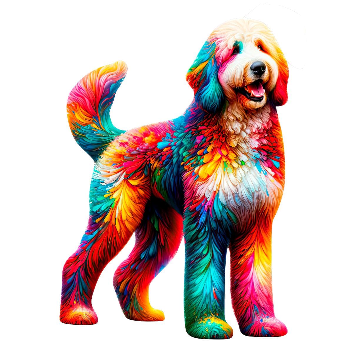 Bernedoodle Dog - Jigsaw Puzzle