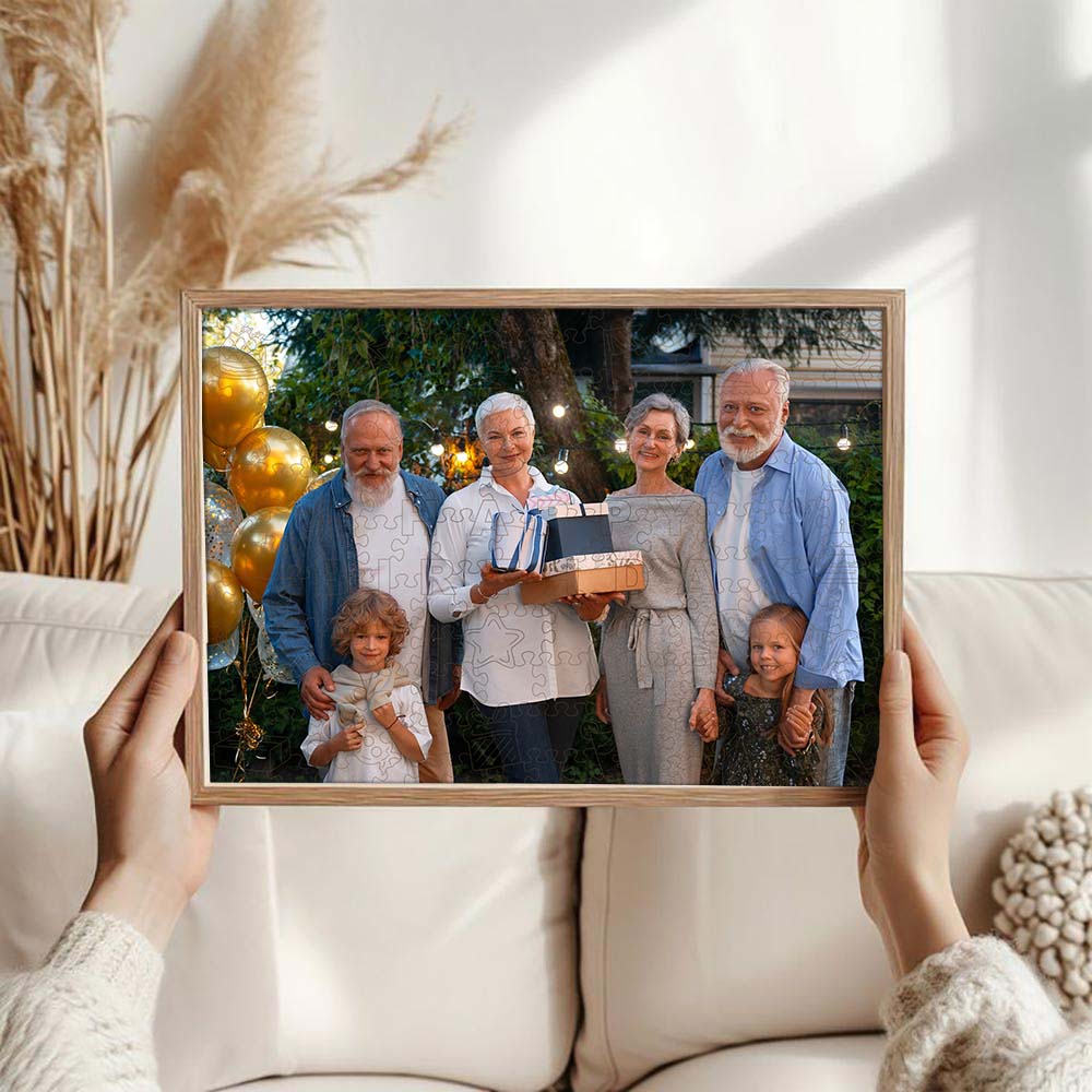 Personalized Wooden Jigsaw Puzzle – Happy Birthday