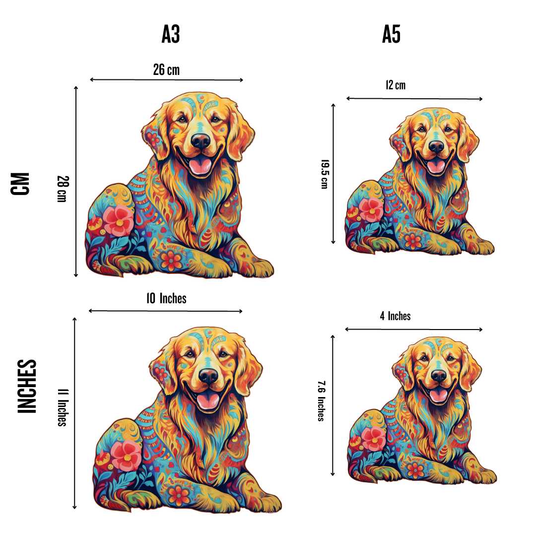 Golden Retriever Dog - Jigsaw Puzzle