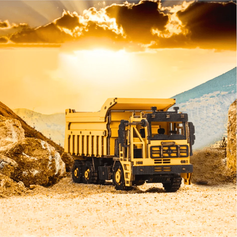 Dump Truck Engineering Vehicle 3D Puzzle
