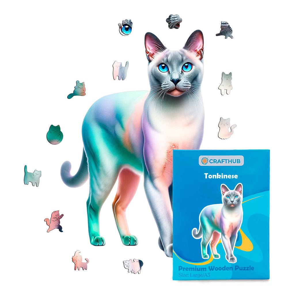 Tonkinese Cat - Jigsaw Puzzle