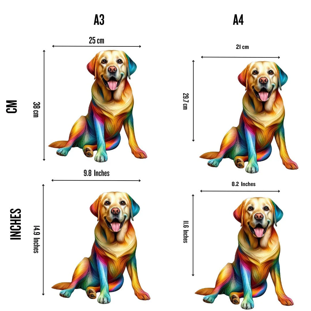 Yellow Labrador Dog - Jigsaw Puzzle