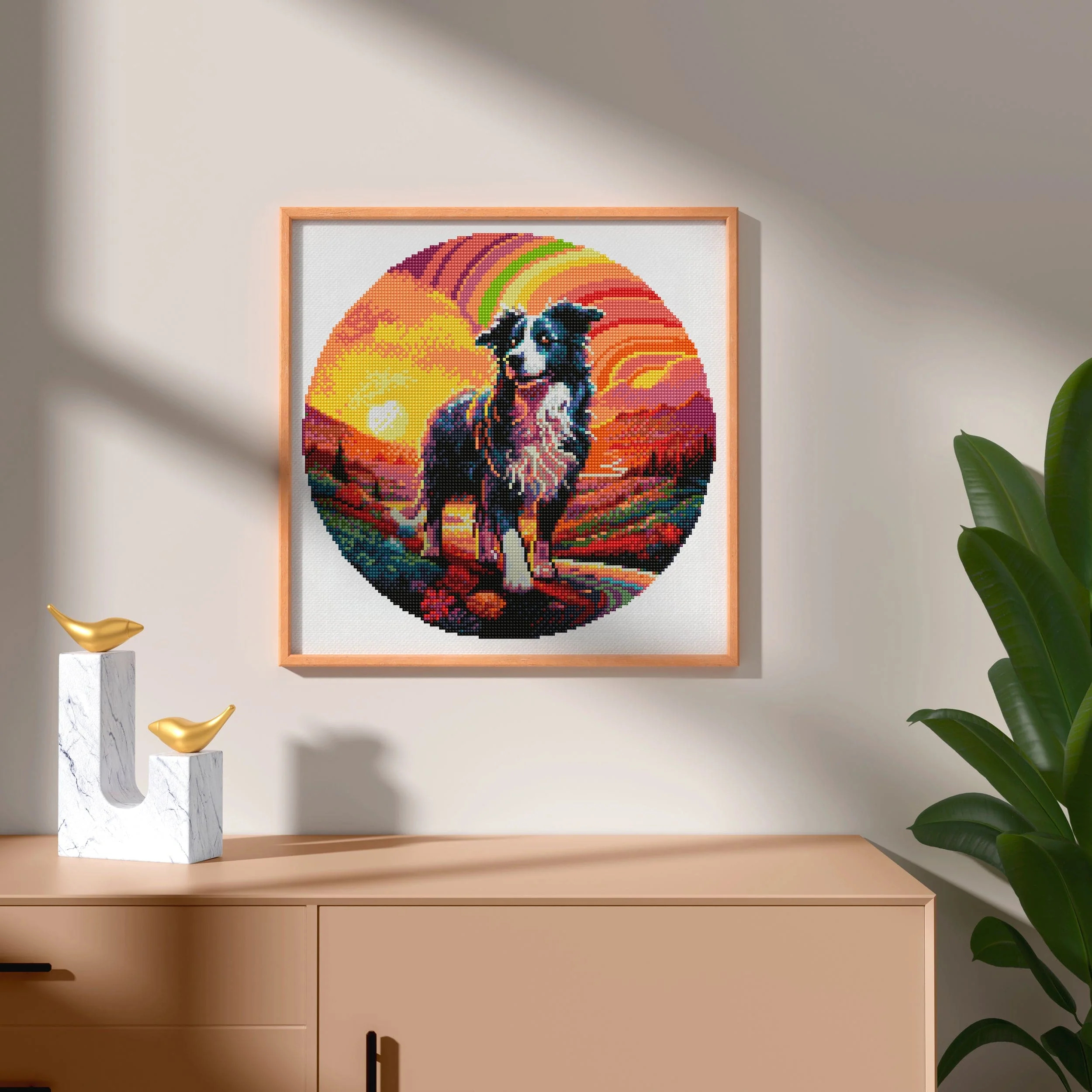 Border Collie Dog - Diamond Painting Kit