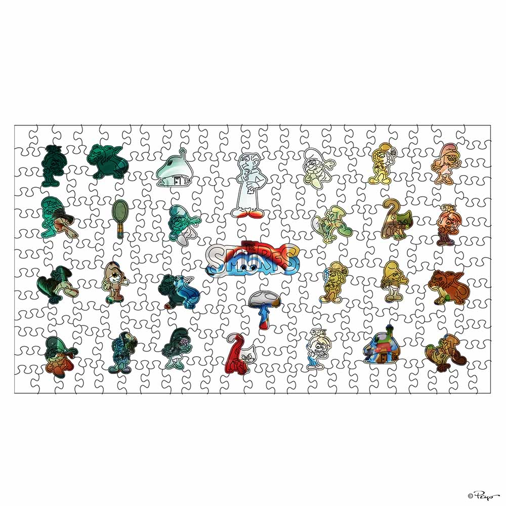 The Smurfs - Wooden Jigsaw Puzzle