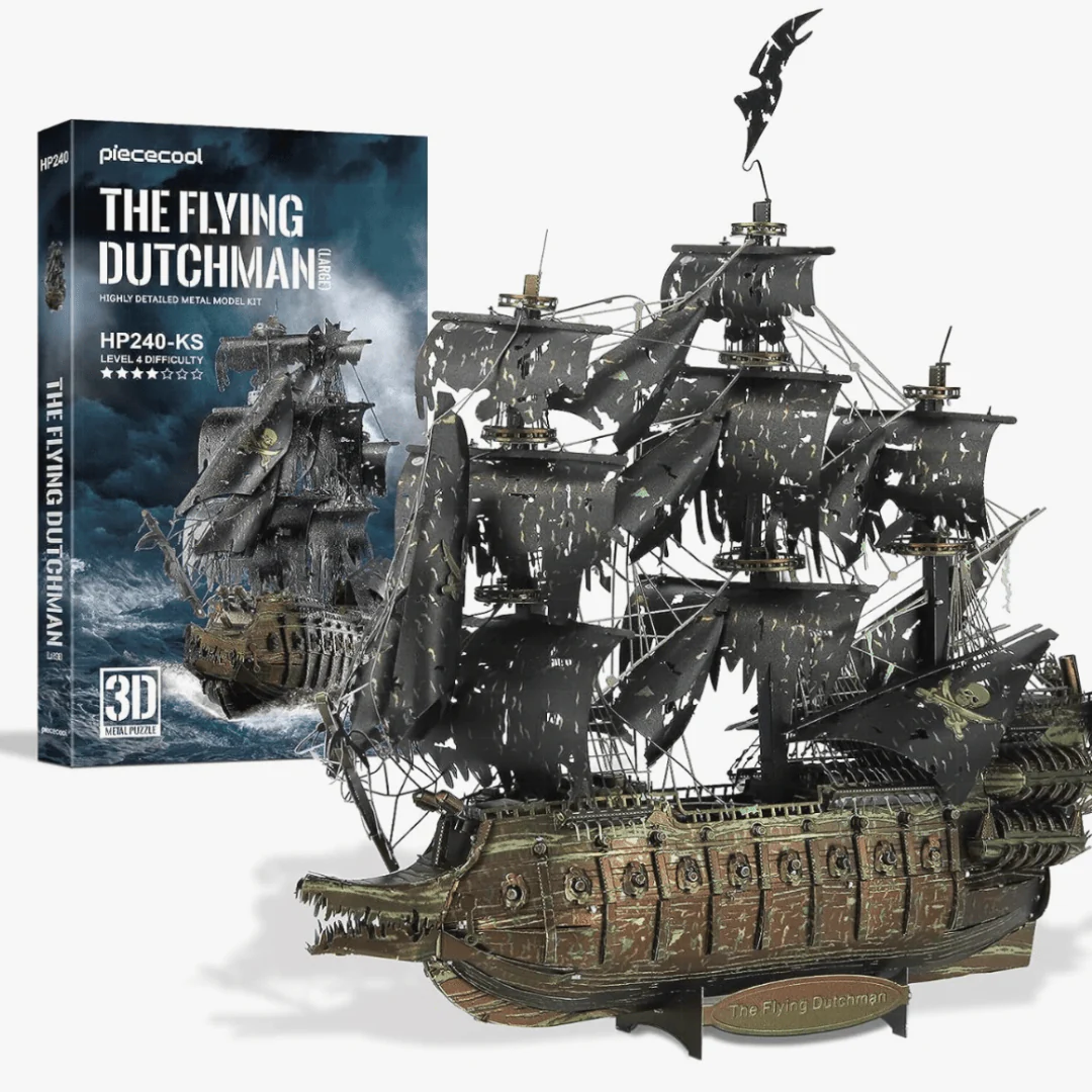 Flying Dutchman Pirate Ship 3D Metal Puzzle