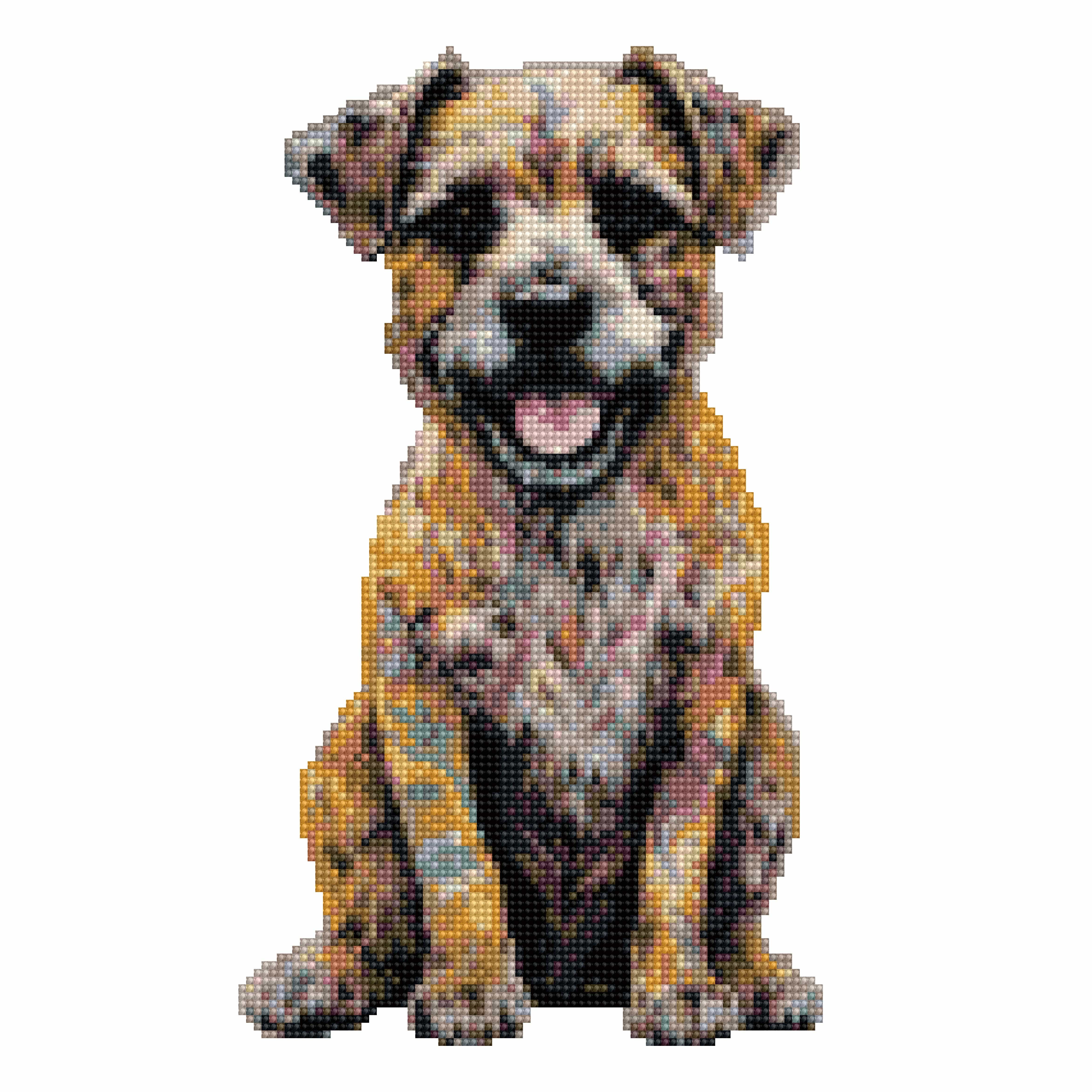 Border Terrier Dog - Diamond Painting Kit