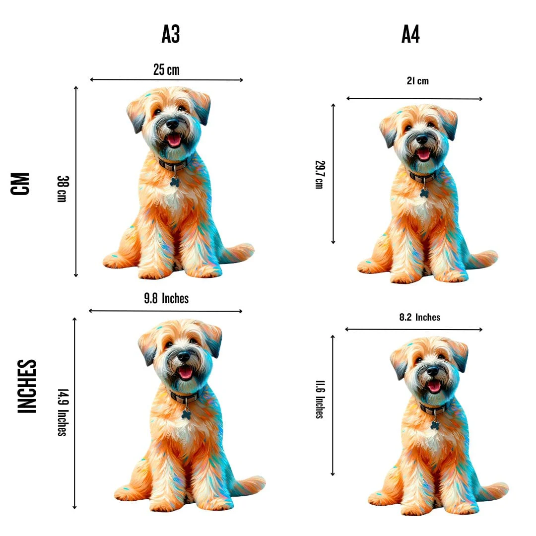 Wheaten Terrier Dog - Jigsaw Puzzle