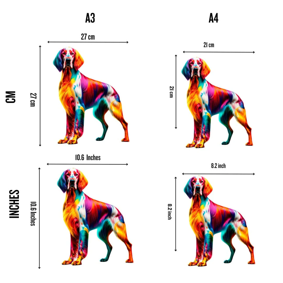 English Setter Dog - Jigsaw Puzzle